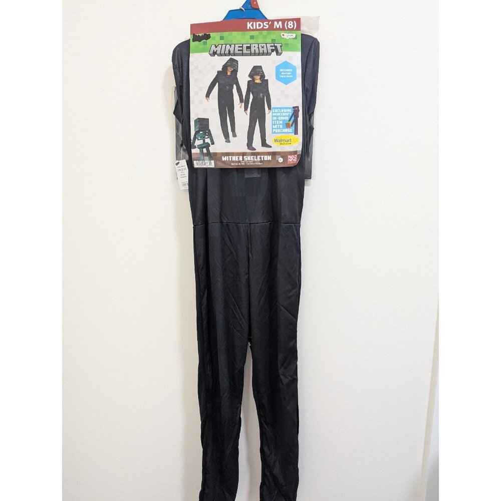 NWT Minecraft Wither Skeleton Child Costume Boys Medium 8